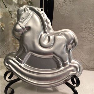 Vintage Wilton 1984 Rocking Horse Cake Pan 2105-2388 with Booklet